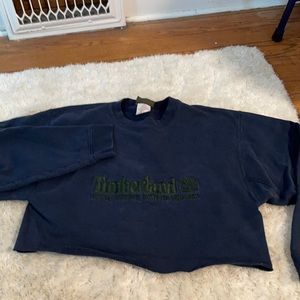 Cropped timbs sweatshirt